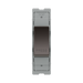 BG GridLite Black Nickel 20A 2 Way Retractive PRESS Switch Module MBN142PR – front view