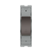BG GridLite Black Nickel 20A 1 Way Retractive Bell Symbol Switch Module MBN14BELL – front view