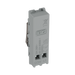 BG GridLite Black Nickel 20A 1 Way Retractive PRESS Switch Module MBN14PR – side view