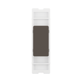 BG GridLite Black Nickel Blank Module MBNBLNK – front view
