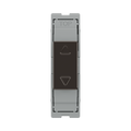BG GridLite Black Nickel Touch LED Dimmer Master Module MBNTDM – front view