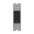 BG GridLite Black Nickel Touch LED Dimmer Secondary Module MBNTDS – front view