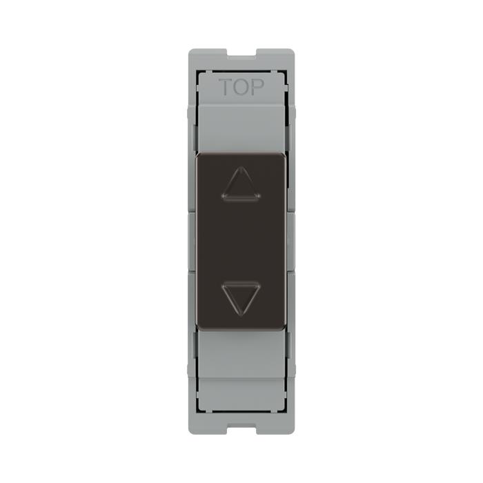 BG GridLite Black Nickel Touch LED Dimmer Secondary Module MBNTDS – front view