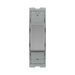 BG GridLite Brushed Steel 20A 16AX 2 Way Single Pole Switch Module MBS12 – front view
