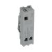 BG GridLite Brushed Steel 20A 2 Way Retractive Bell Symbol Switch Module MBS142BELL – side view