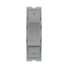BG GridLite Brushed Steel 20A 2 Way Retractive PRESS Switch Module MBS142PR – front view