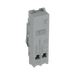 BG GridLite Brushed Steel 20A 1 Way Retractive Switch Module MBS14 – side view
