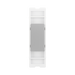 BG GridLite Brushed Steel Blank Module MBSBLNK – front view