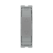 BG GridLite Brushed Steel Touch LED Dimmer Master Module MBSTDM – front view