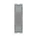 BG GridLite Brushed Steel Touch LED Dimmer Secondary Module MBSTDS – front view