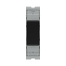 BG GridLite Matt Black 20A 2 Way Single Pole Centre-Off Switch Module MFB12C – front view