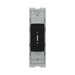BG GridLite Matt Black 20A 16AX 2 Way Single Pole Key Switch Module MFB12KY – front view