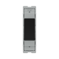 BG GridLite Matt Black 20A 16AX Intermediate Switch Module MFB13 – front view