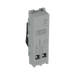 BG GridLite Matt Black 20A 2 Way Retractive Bell Symbol Switch Module MFB142BELL – side view
