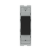 BG GridLite Matt Black 20A 2 Way Single Pole Retractive Centre-Off Switch Module MFB142C – front view
