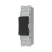 BG GridLite Matt Black 20A 2 Way Single Pole Retractive Centre-Off Switch Module MFB142C – angled view