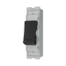 BG GridLite Matt Black 20A 2 Way Retractive PRESS Switch Module MFB142PR – angled view