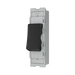 BG GridLite Matt Black 20A 2 Way Retractive Switch Module MFB142 – angled view