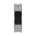 BG GridLite Matt Black 20A 1 Way Retractive Switch Module MFB14 – front view