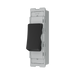 BG GridLite Matt Black 20A 1 Way Retractive Switch Module MFB14 – angled view
