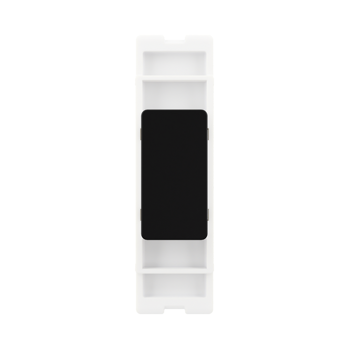 BG GridLite Matt Black Blank Module MFBBLNK – front view