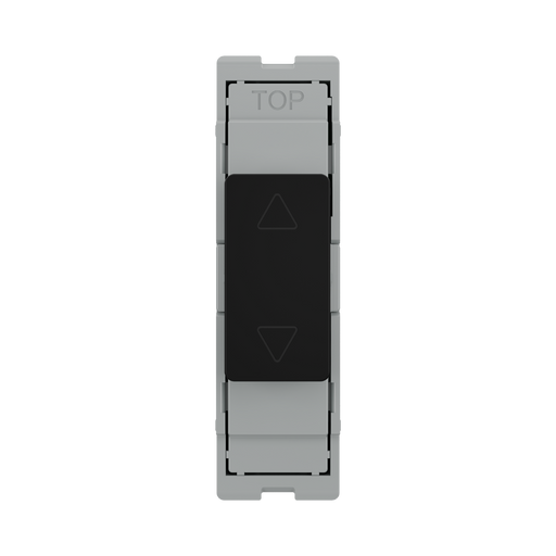 BG GridLite Matt Black Touch LED Dimmer Secondary Module MFBTDS – front view