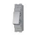 BG GridLite Polished Chrome 20A 16AX 2 Way Single Pole Switch Module MPC12 – angled view