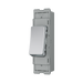 BG GridLite Polished Chrome 20A 16AX Intermediate Switch Module MPC13 – angled view