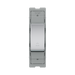 BG GridLite Polished Chrome 20A 2 Way Retractive Bell Symbol Switch Module MPC142BELL – front view