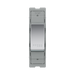 BG GridLite Polished Chrome 20A 2 Way Retractive PRESS Switch Module MPC142PR – front view
