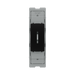 BG GridLite Evolve Gloss Black 20A 16AX 2 Way Single Pole Key Switch Module MPCDB12KY – front view