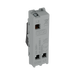 BG GridLite Evolve Gloss Black 20A 2 Way Retractive Bell Symbol Switch Module MPCDB142BELL – side view
