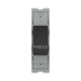 BG GridLite Evolve Gloss Black 20A 2 Way Retractive PRESS Switch Module MPCDB142PR – front view