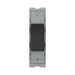 BG GridLite Evolve Gloss Black 20A 2 Way Retractive Switch Module MPCDB142 – front view
