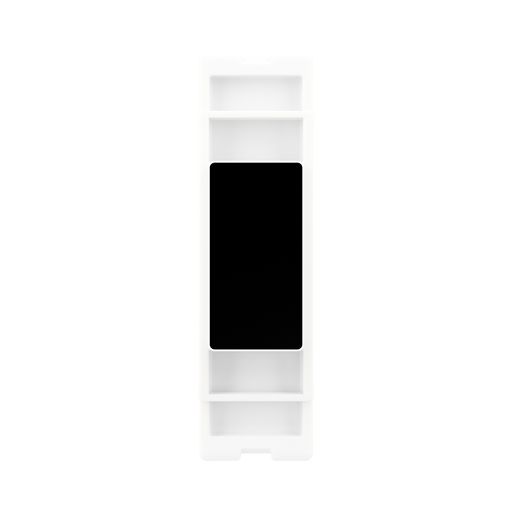 BG GridLite Evolve Gloss Black Blank Module MPCDBBLNK – front view