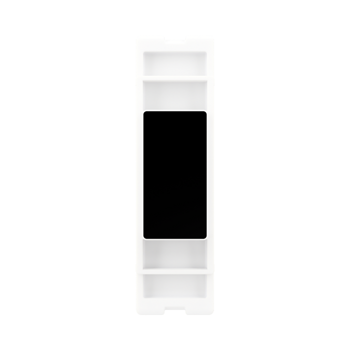BG GridLite Evolve Gloss Black Blank Module MPCDBBLNK – front view