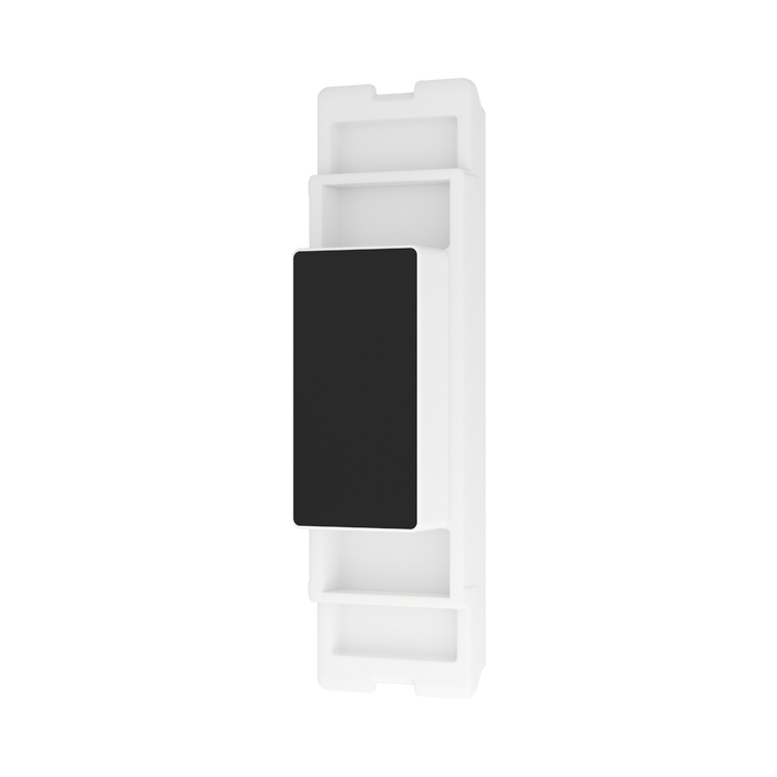 BG GridLite Evolve Gloss Black Blank Module MPCDBBLNK – angled view