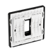 BG GridLite Evolve Black Chrome 1G Grid Plate MPCDBC1B – side view