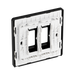 BG GridLite Evolve Black Chrome 2G Grid Plate MPCDBC2B – side view