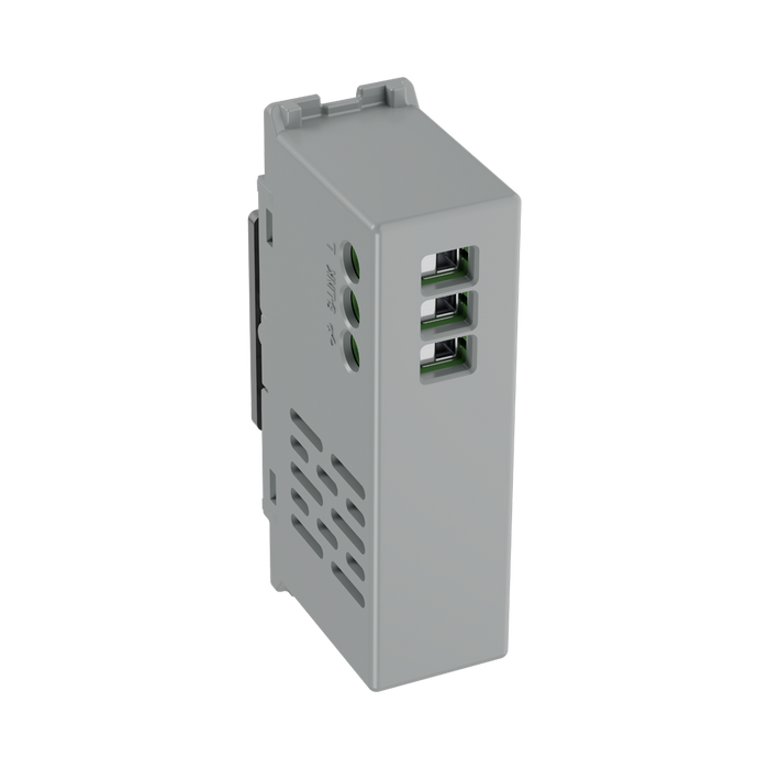 BG GridLite Evolve Gloss Black Touch LED Dimmer Master Module MPCDBTDM – side view