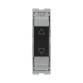 BG GridLite Evolve Gloss Black Touch LED Dimmer Secondary Module MPCDBTDS – front view