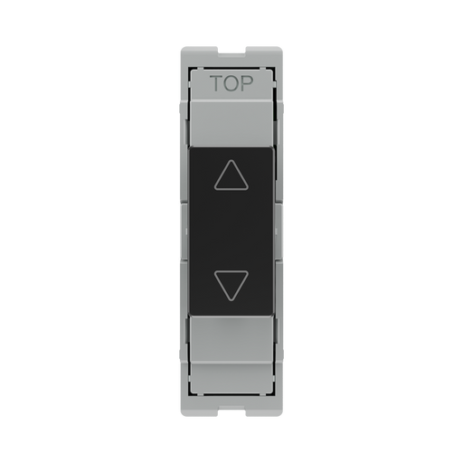 BG GridLite Evolve Gloss Black Touch LED Dimmer Secondary Module MPCDBTDS – front view