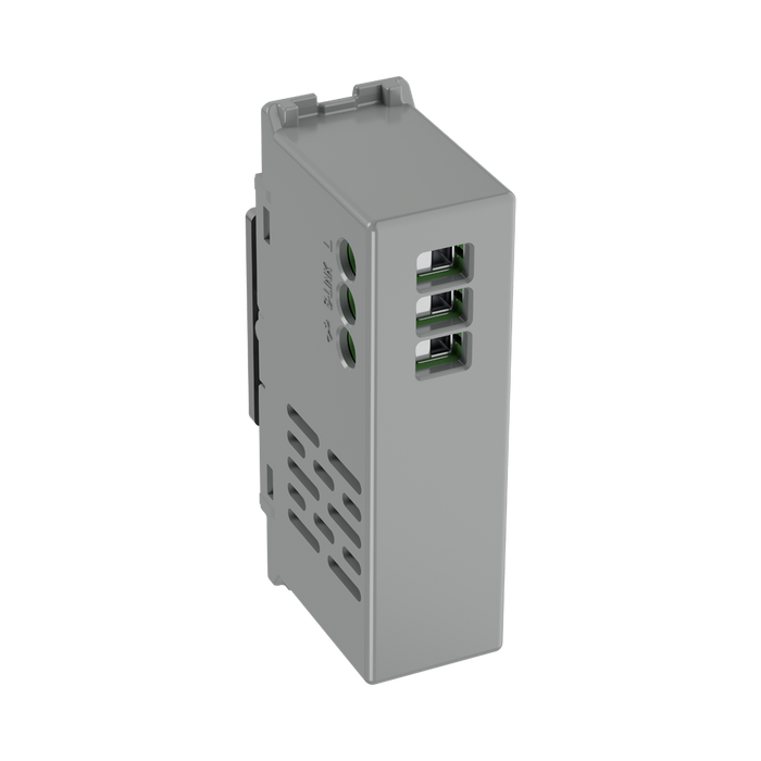 BG GridLite Evolve Gloss Black Touch LED Dimmer Secondary Module MPCDBTDS – side view
