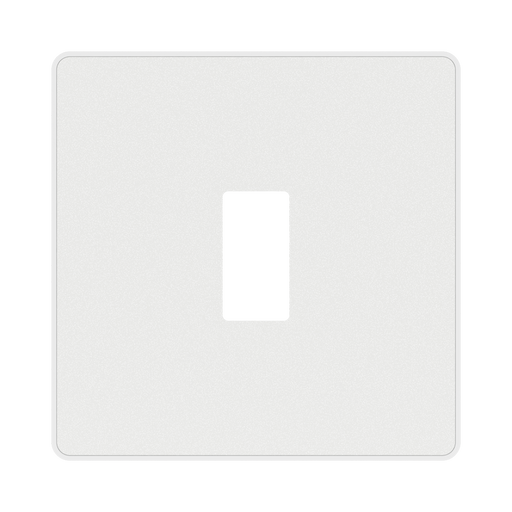 BG GridLite Evolve Pearlescent White 1G Grid Plate MPCDCL1W – front view