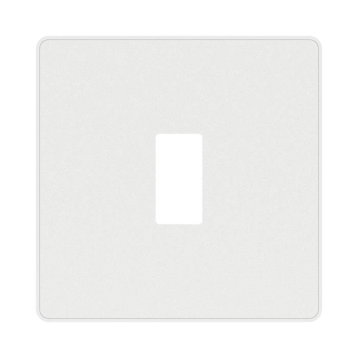 BG GridLite Evolve Pearlescent White 1G Grid Plate MPCDCL1W – front view