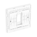 BG GridLite Evolve Pearlescent White 1G Grid Plate MPCDCL1W – side view