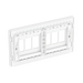 BG GridLite Evolve Pearlescent White 6G Grid Plate MPCDCL6W – side view