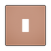 BG GridLite Evolve Polished Copper 1G Grid Plate MPCDCP1B – front view