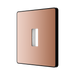 BG GridLite Evolve Polished Copper 1G Grid Plate MPCDCP1B – angled view