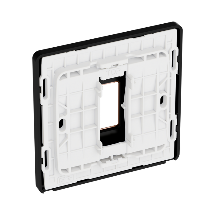BG GridLite Evolve Polished Copper 1G Grid Plate MPCDCP1B – side view